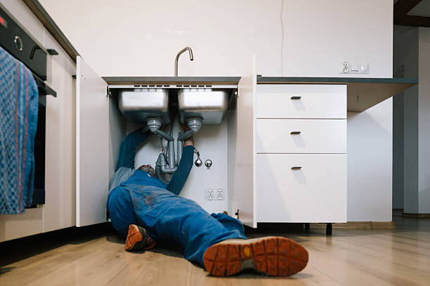 Professional Drain Cleaning technician working in Fieldale, VA